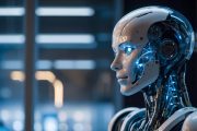 Ilustrační fotografie humanoidního robota