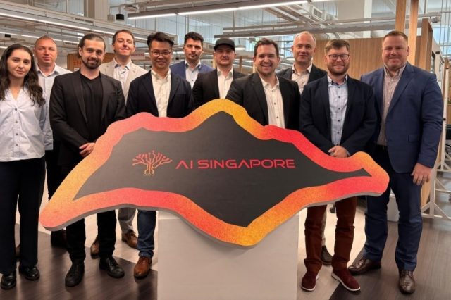 Fotografie zástupců českých firem na konferenci v Singapuru