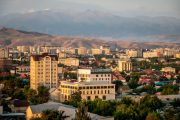 Ilustrační fotografie Biškeku, hlavního města Kyrgyzstánu