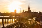 Ilustrační fotografie vlakového nádraží ve Stockholmu