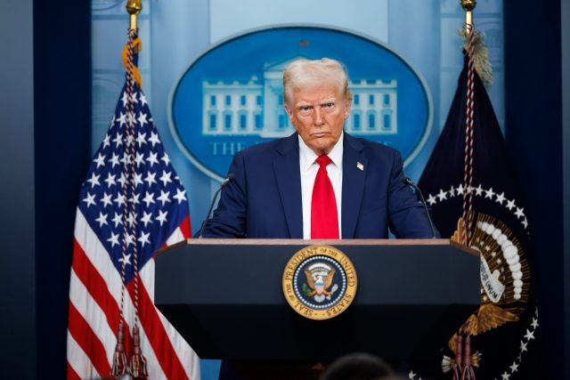 Ilustrační fotografie prezidenta Trumpa