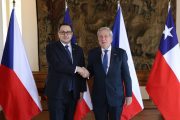 Fotografie ze setkání ministrů zahraničních věcí ČR a Chile