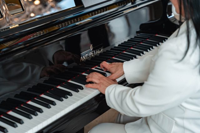Fotografie z koncertu uzbeckého orchestru