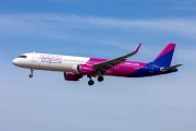 Ilustrační fotografie letadla společnosti Wizzair