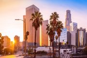 Ilustrační fotografie centra Los Angeles