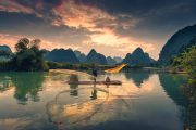 Ilustrační fotografie tradičního rybolovu ve Vietnamu