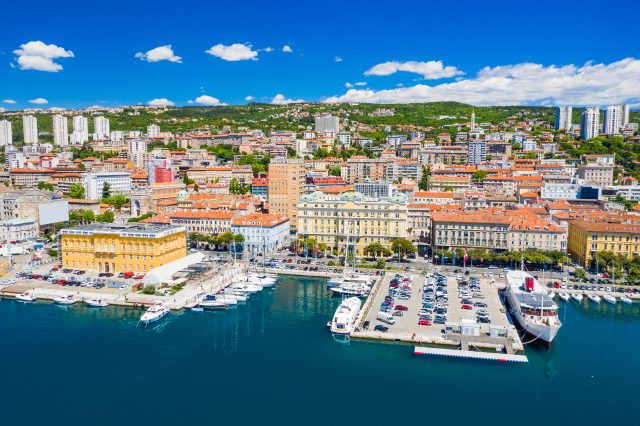 Ilustrační fotografie chorvatského města Rijeka
