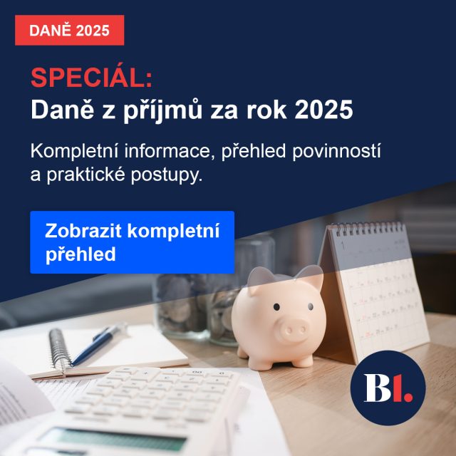 Daně z příjmů za zdaňovací období roku 2025