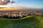 Ilustrační fotografie Aucklandu, hlavního města Nového Zélandu