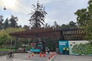 Metropolitní park v Santiagu de Chile.