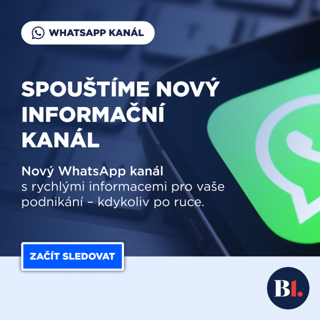 Informační WhatsApp kanál portálu BusinessInfo.cz 