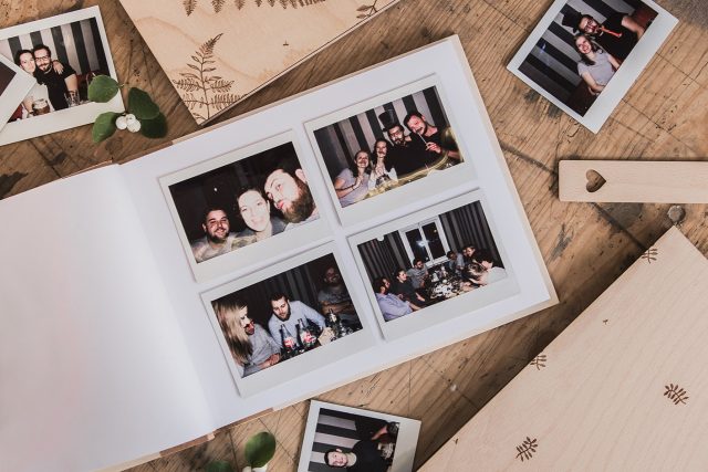 Dřevěná fotoalba
