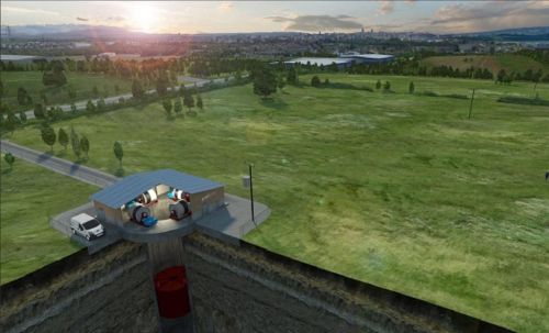 Vizualizace konceptu firmy Gravitricity. Autor: Gravitricity