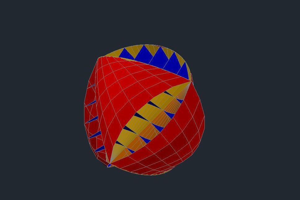 3D model větrné turbíny O-Wind. Zdroj: jamesdysonaward.org