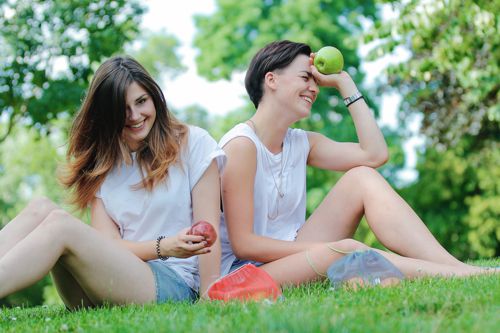 Zakladatelky startupu Frusack (zleva) Tereza Dvořáková a Hana Němcová. Foto: Frusack