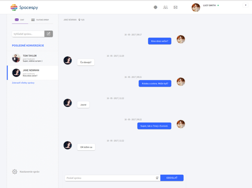 aplikace spacespy chat