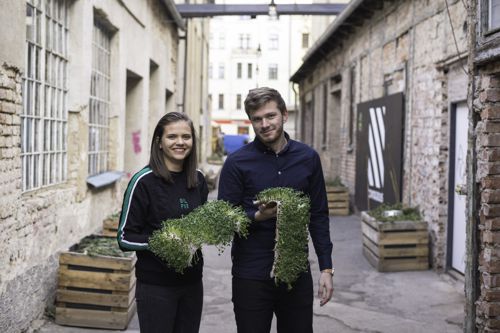 Spoluzakladatelé Herba Fabrica Karolína Pumprová a Michal Bílek. Foto: Vojtěch Tesárek